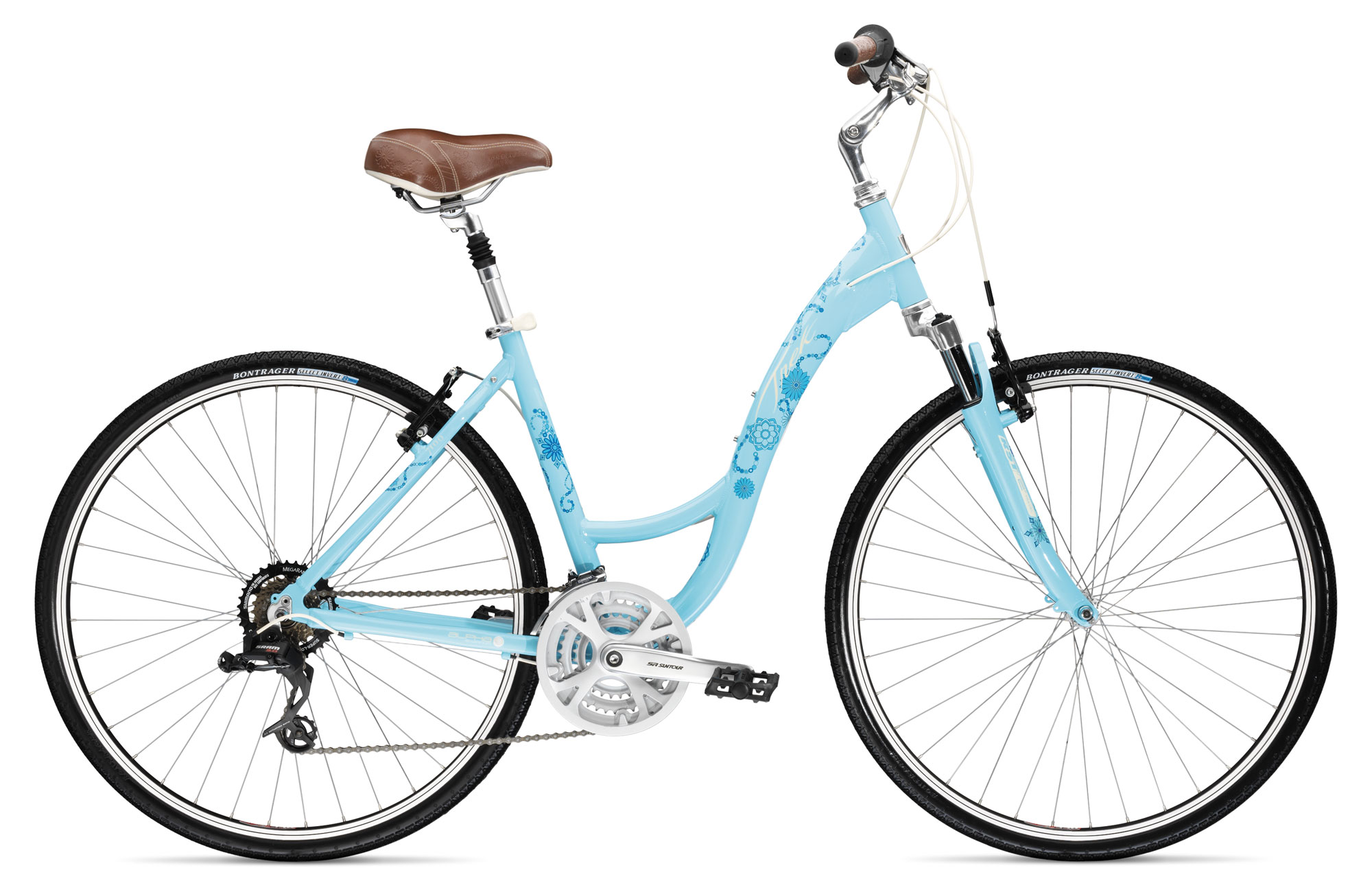 rutland cycling 2020 womens hybrid bike blue