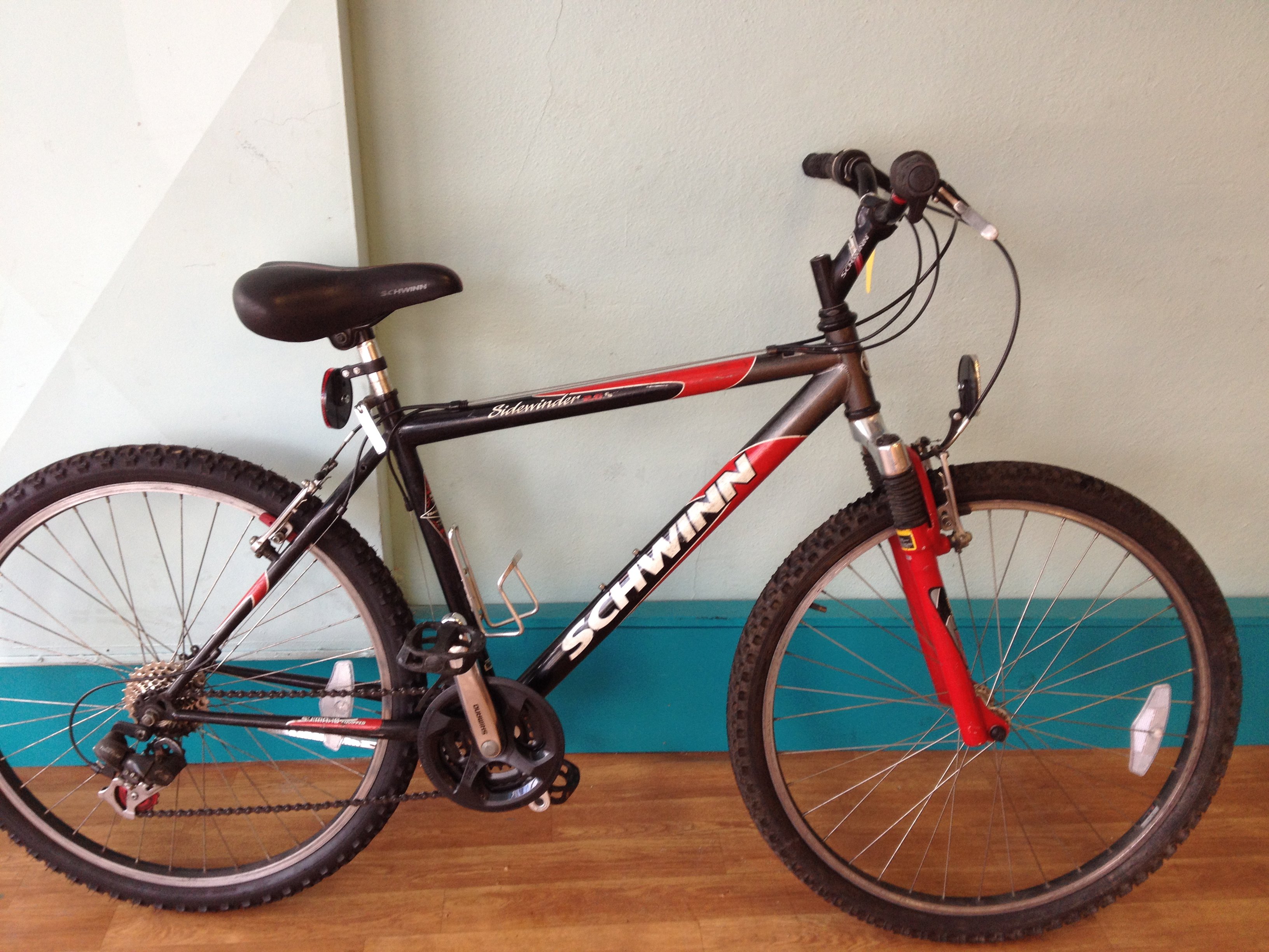 red schwinn mountain bike